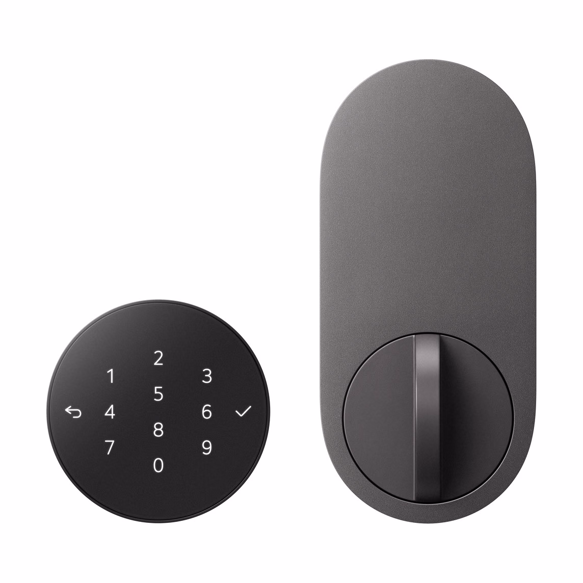 LG Smart Deadbolt Lock in Essence Graphite