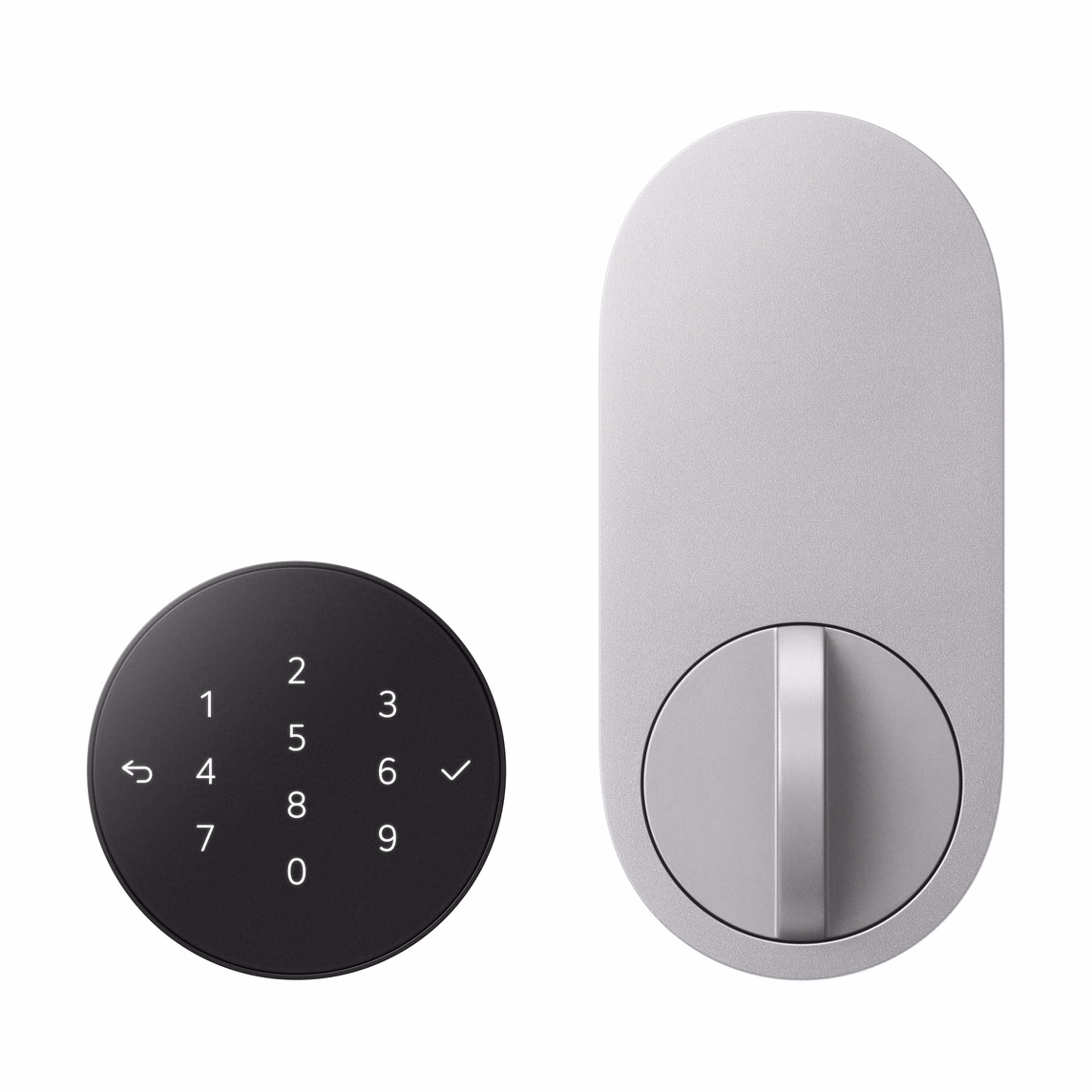LG Smart Deadbolt Lock in Essence Silver