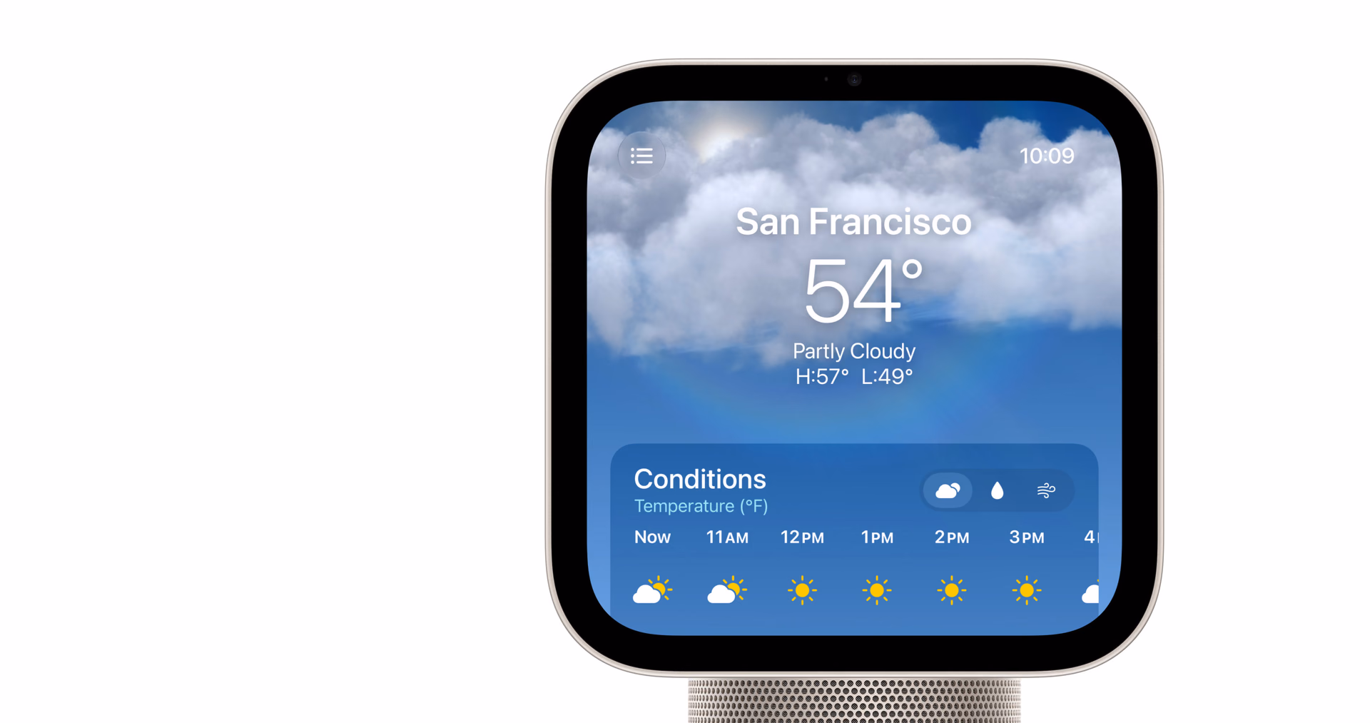 HomeView's 7-inch Liquid Retina display