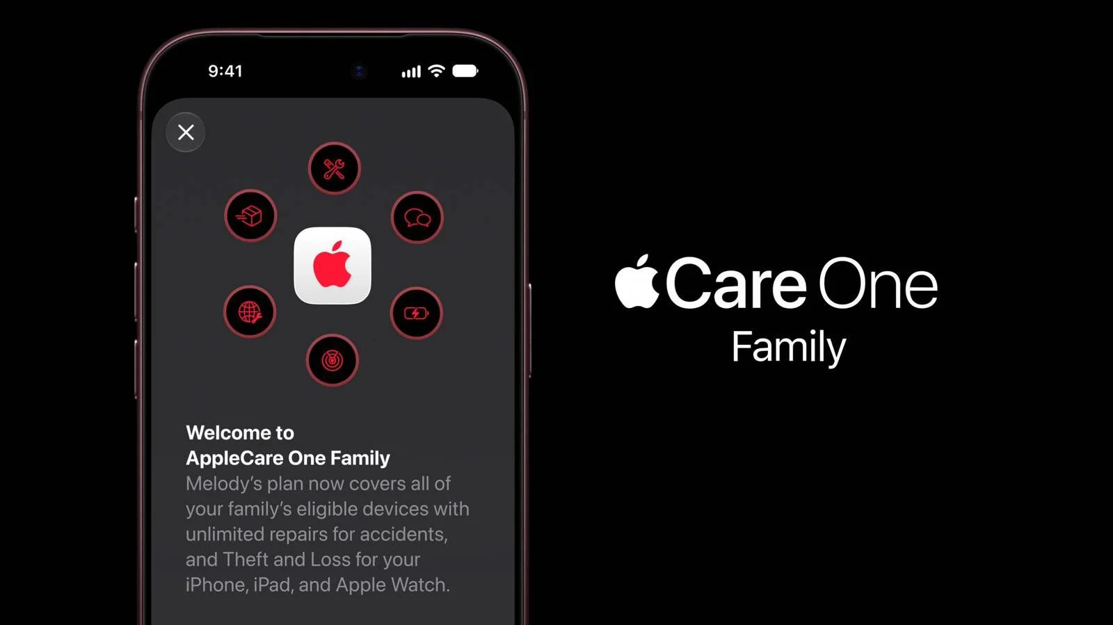 Apple Care One Familiar