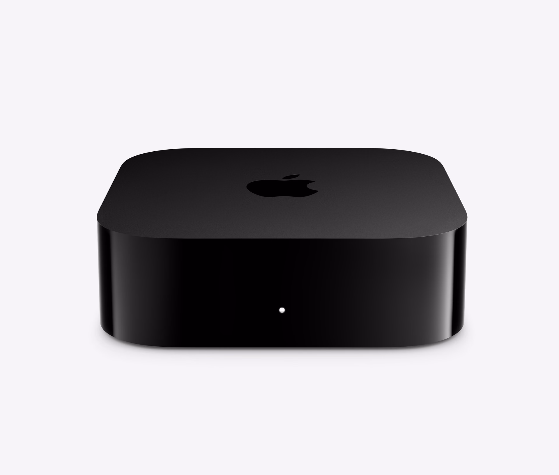 Front view of the fourth-generation Apple TV 4K