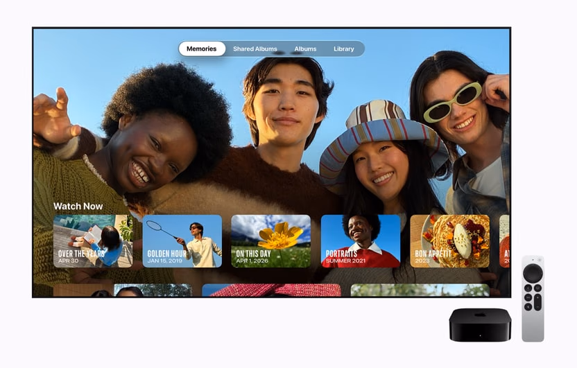 Apple TV app screen with series