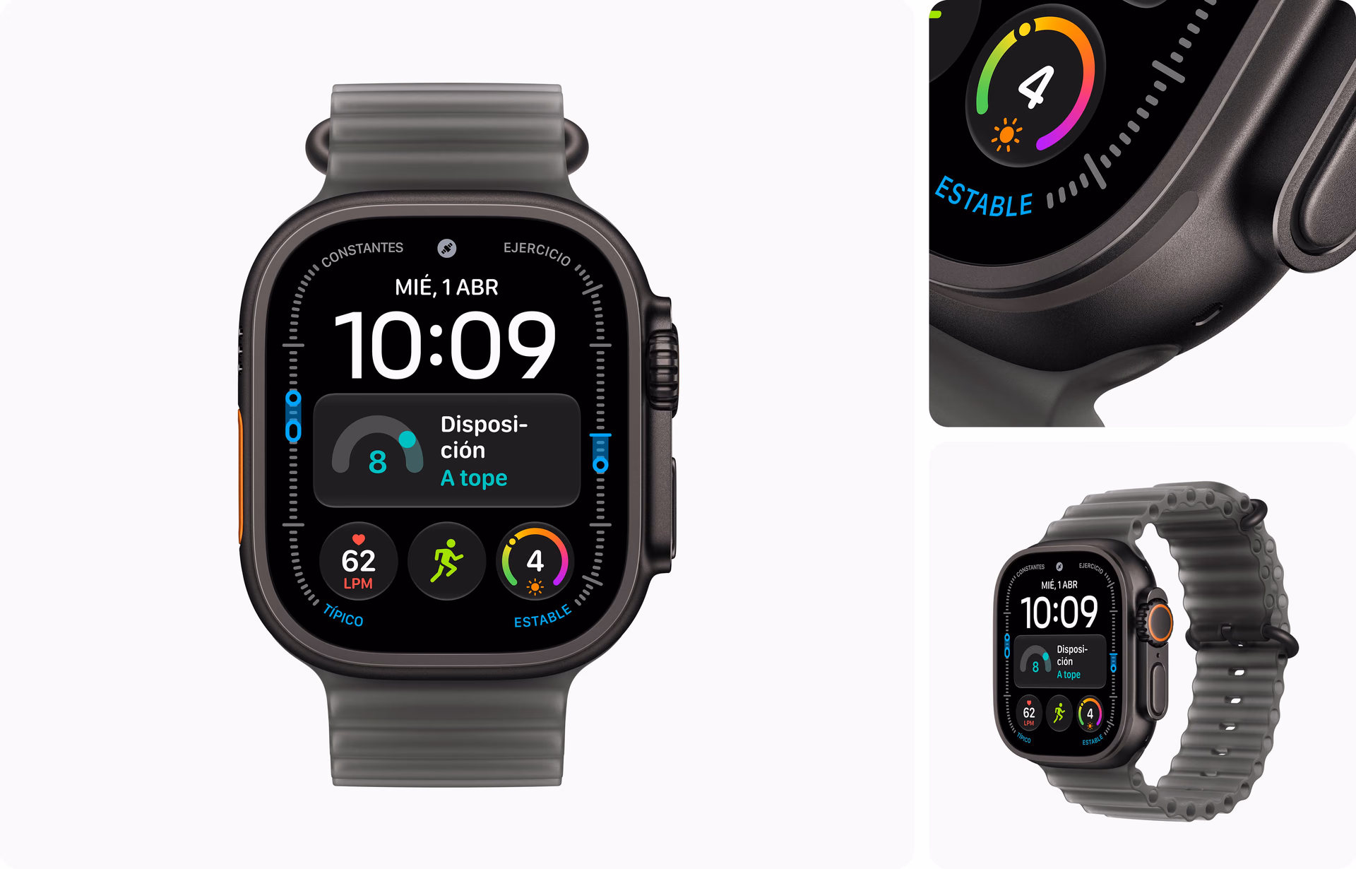Apple Watch Ultra 4 in Black titanium with Ocean Band