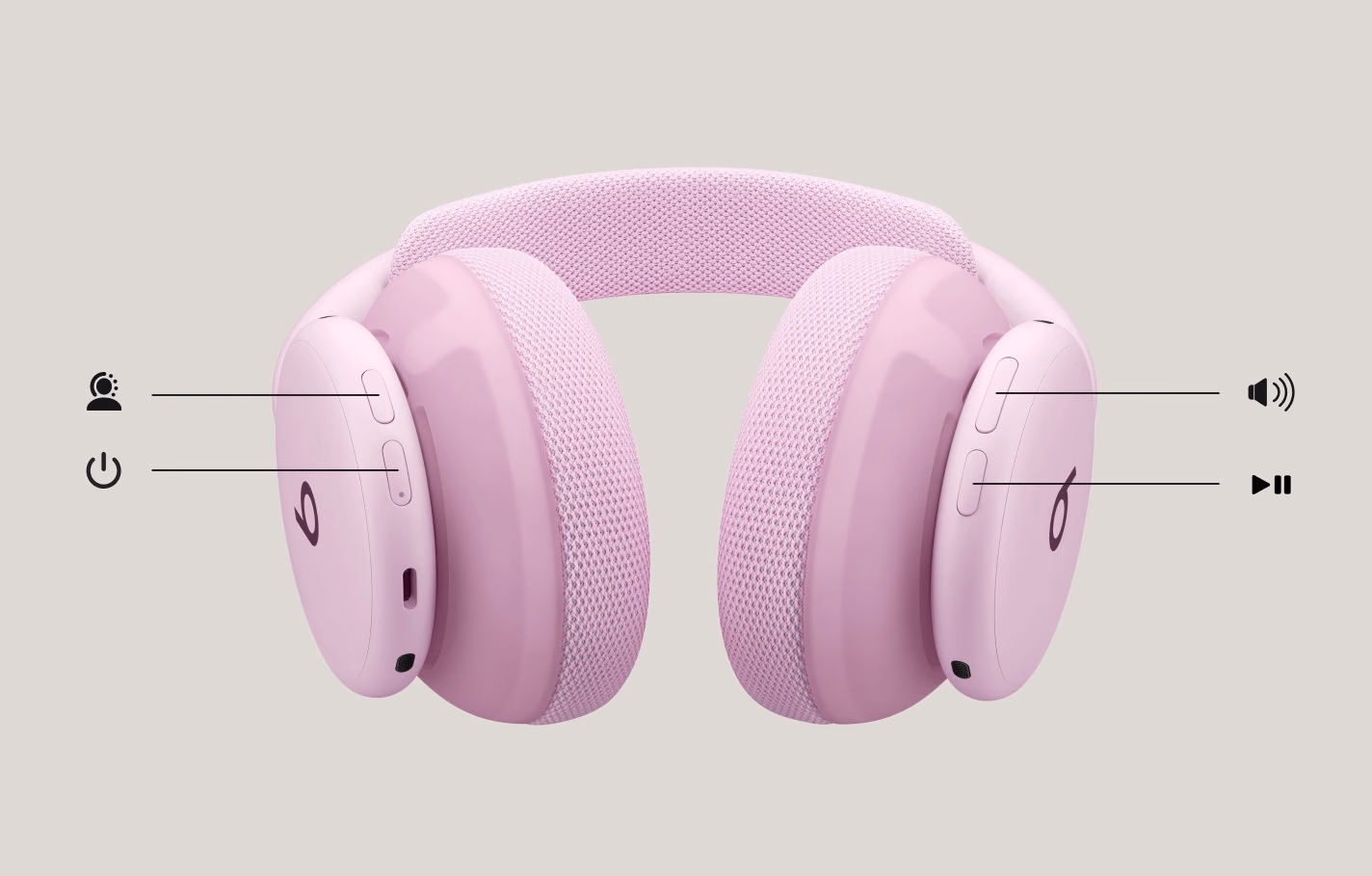 Four physical controls distributed between the Beats 360 ear cups
