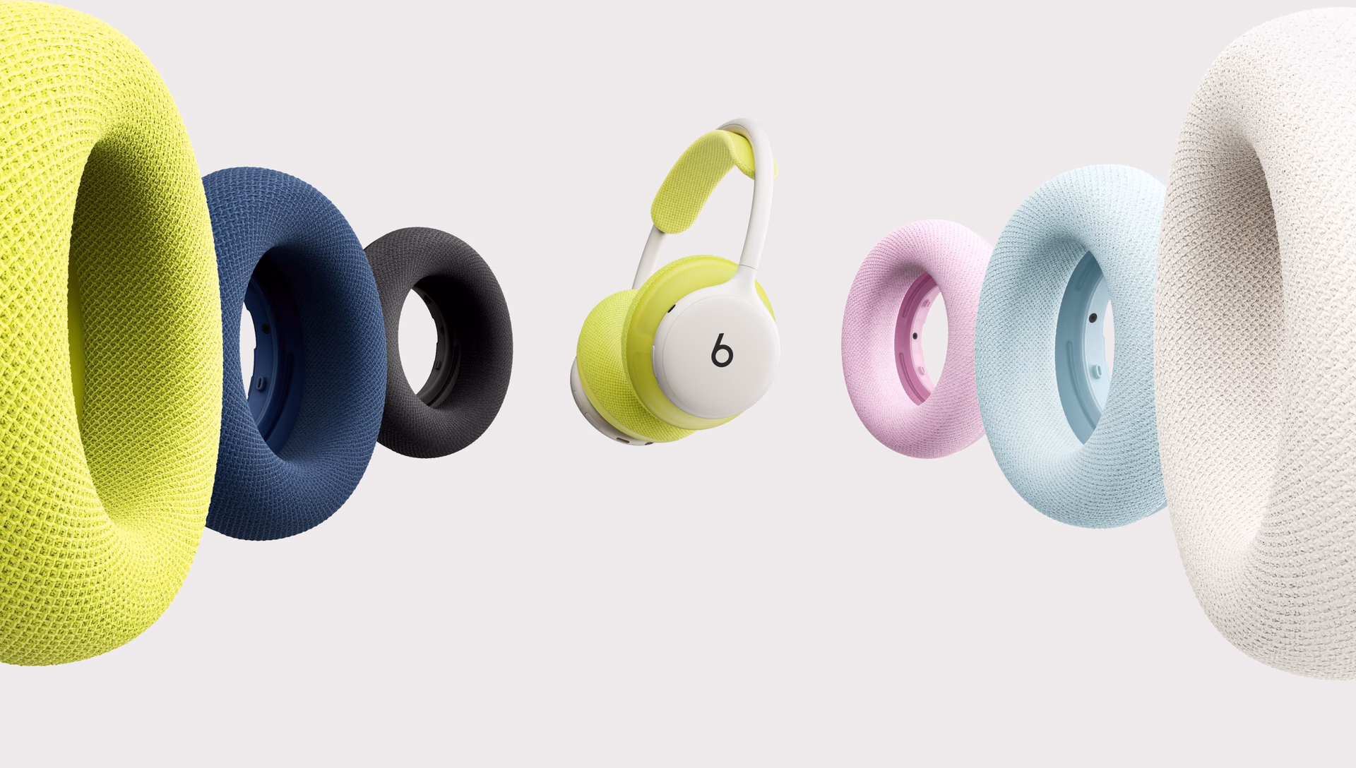 Interchangeable ear cup and headband cushions for the Beats 360