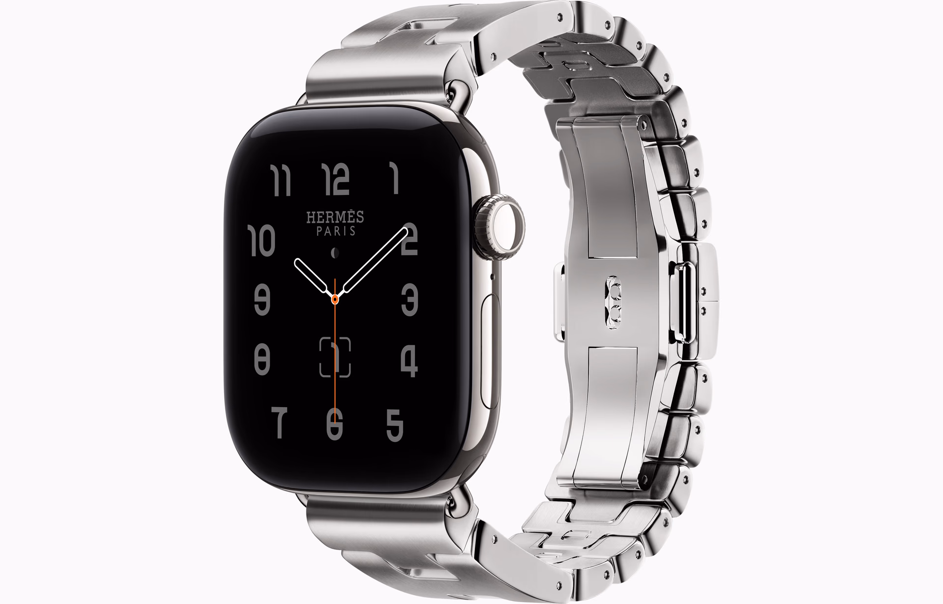 Apple Watch Hermès with the Grand H steel link band