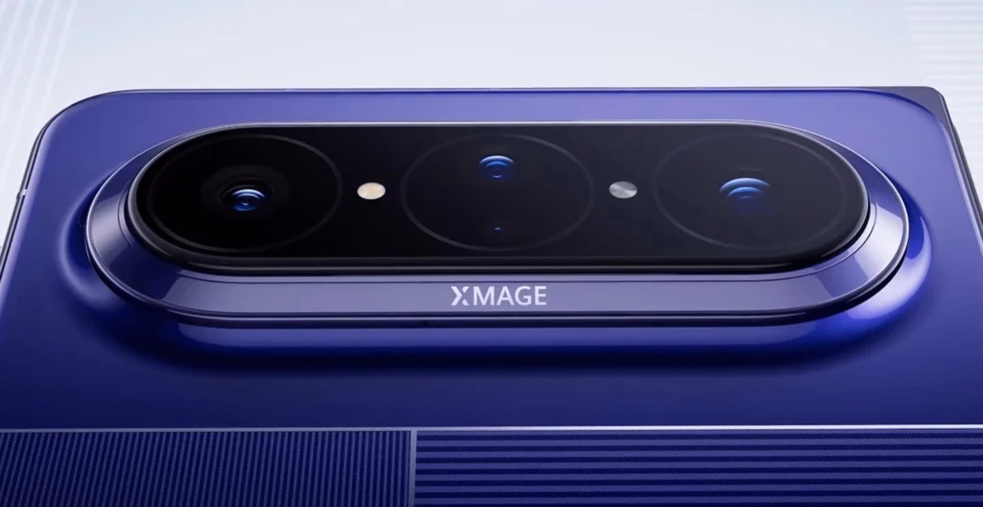 Primer plano del módulo XMAGE del Huawei Pura X Max
