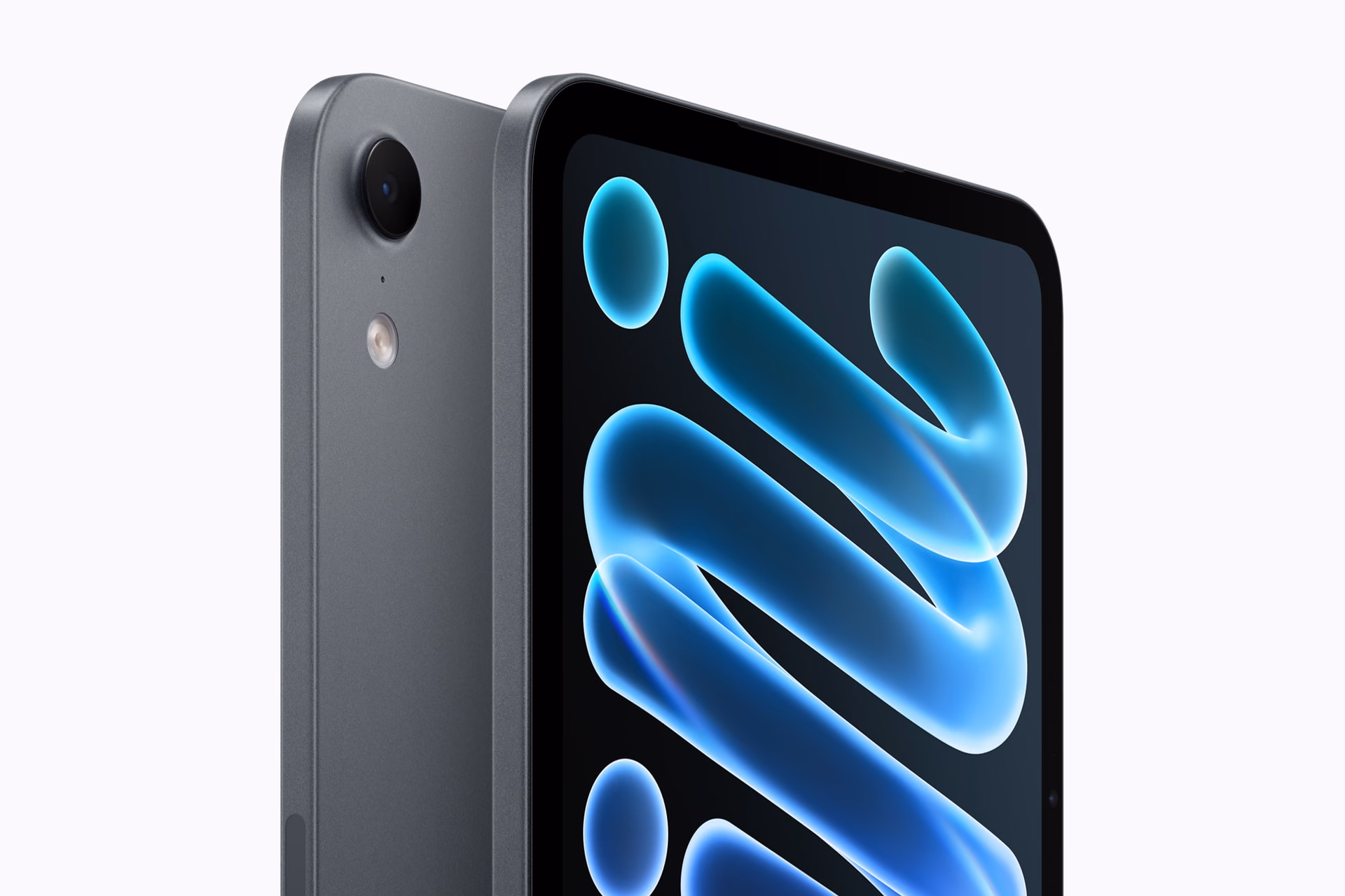 Front and back of the iPad mini in Midnight