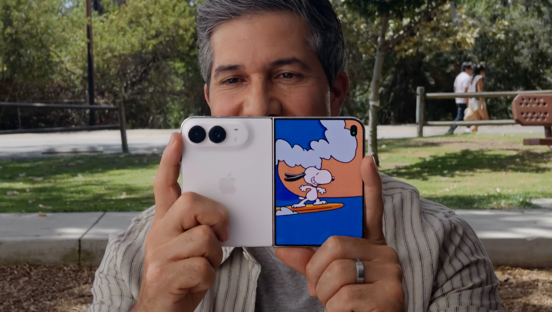 Señal para Niños animada en la pantalla externa