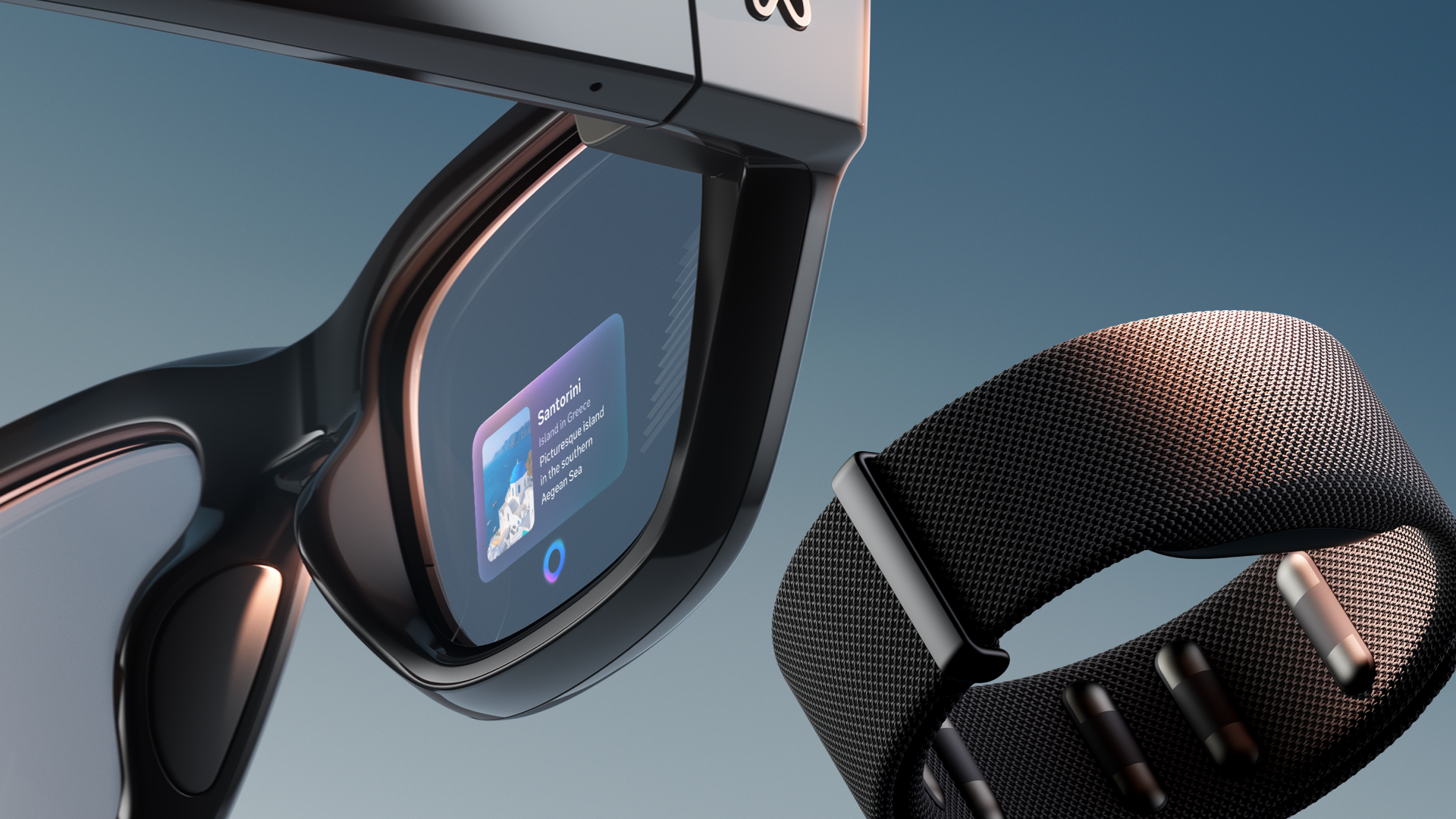 Meta Ray-Ban Display alongside the Meta Neural Band control wristband