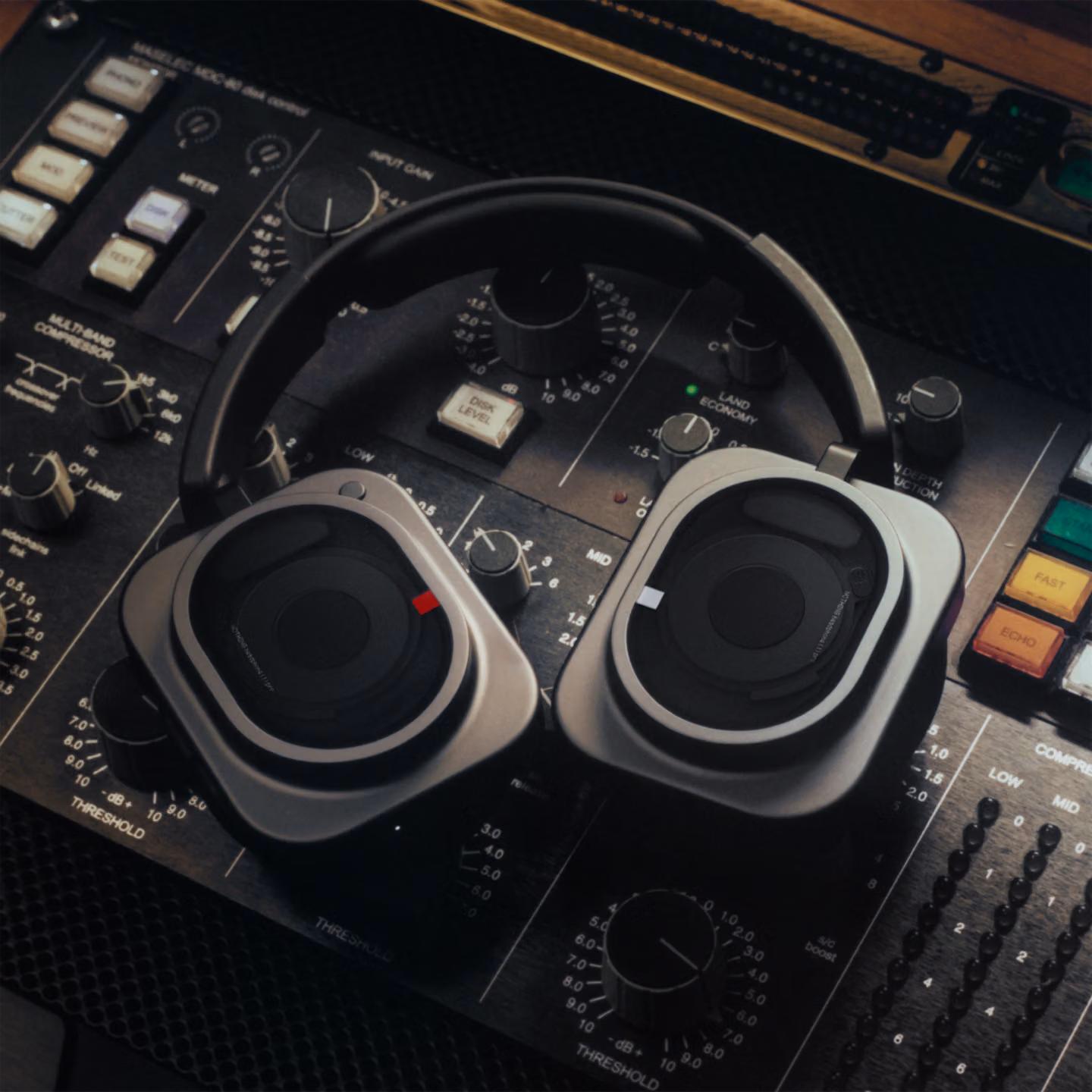 Headphone (1) Pro on a studio mixing console