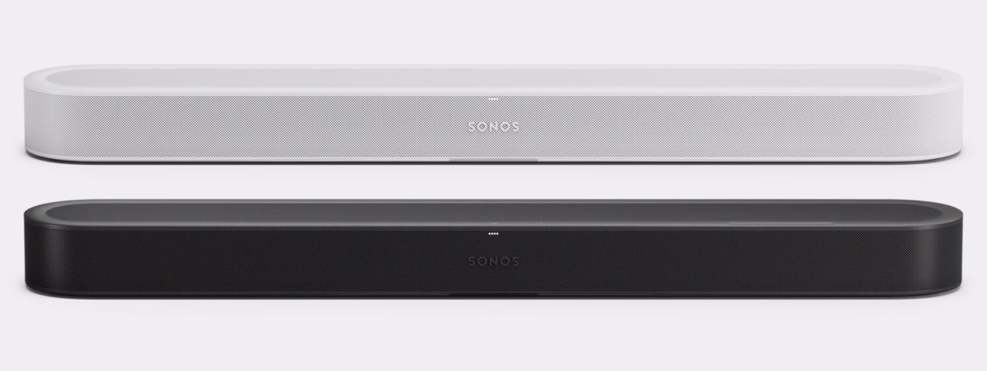 The Sonos Beam Ultra in its white and black finishes